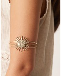 ASOS - Arm Cuff With Enamelled Sun Design - Lyst