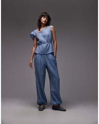 ASOS - Crinkle Balloon Trousers Co-ord - Lyst