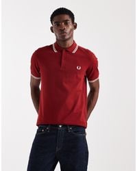 Fred Perry - – es polohemd mit zwei zierstreifen - Lyst