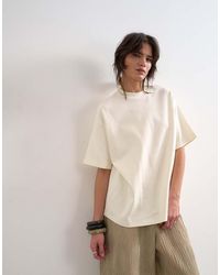 TOPSHOP - Premium Interlock Oversized Tee - Lyst
