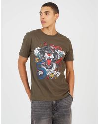 Brave Soul - Cotton Crew Neck Graphic T-Shirt - Lyst