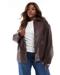 ASOS - Asos design curve – harrington-jacke - Lyst