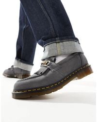 Dr. Martens - Dr. martens – adrian – loafer mit trensen aus em nubukleder - Lyst