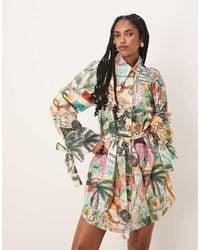 Isabelle Pennington Edmead - Isabelle Pennington-Edmead Dominica Shirt Mini Dress - Lyst