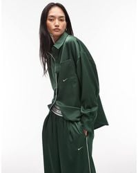 Nike - Satin Long Sleeve Shirt - Lyst
