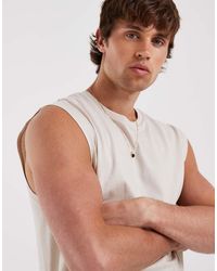 JJ Rebel - Sleeveless Boxy Oversized Tank - Lyst