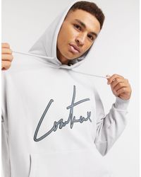 couture club oversized moletom com capuz
