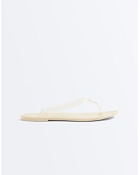Oysho - Translucent Effect Beachwear Flip Flops - Lyst