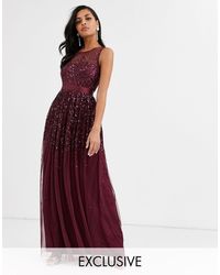 amelia rose vintage ruffle maxi dress with soft baroque embellishment in cream