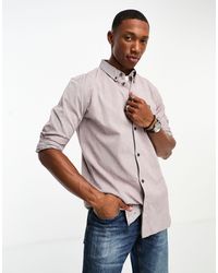 French Connection - Long Sleeve Oxford Shirt - Lyst