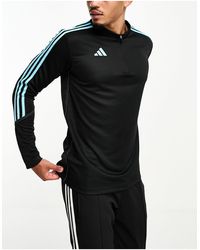 adidas Originals - Adidas - football tiro 23 - sweat à col zippé - /bleu - Lyst