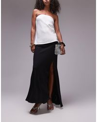 TOPSHOP - Co Ord Twist Maxi Skirt - Lyst