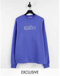 Collusion Oversized Sweatshirt - Blue