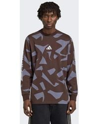 adidas - Amg Camo Top Met Lange Mouwen - Lyst