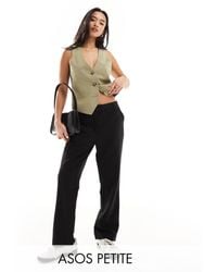 ASOS - Asos design petite – elegante, knöchellange hose - Lyst