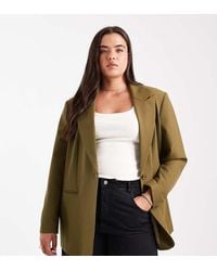 ASOS - Curve Tailored Relaxed Blazer - Lyst