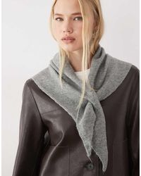 Mango - Knitted Neck Scarf - Lyst