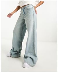 Bershka - – jeans mit superweitem schnitt - Lyst