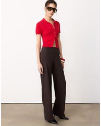 Stradivarius - Wide-leg Formal Wear Trousers - Lyst