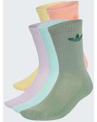 adidas Originals - Trefoil Crew Socks 10 Pairs - Lyst