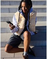 Bershka - – cropped-steppweste - Lyst
