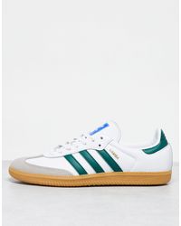 adidas Originals - Samba og - baskets - blanc et vert - Lyst