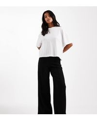 Vero Moda - Pin Tuck Wide Leg Trouser - Lyst