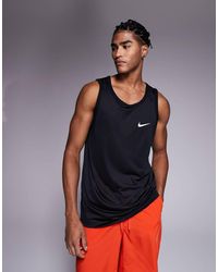 Nike - Camiseta Negra De Tirantes Dri-Fit Legend De - Lyst