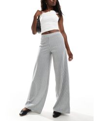 ASOS - – strukturierte hose zum hineinschlüpfen - Lyst