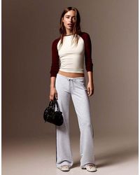 Bershka - Contrast Side-stripe joggers - Lyst