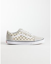 Vans - Old Skool Checkerboard Sneakers - Lyst