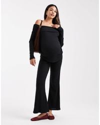 ASOS - Asos design maternity – gerippte schlaghose - Lyst