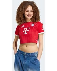 adidas Originals - Fc Bayern 26/27 Home Cropped Jersey - Lyst