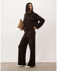4th & Reckless - Knit Wide Leg Pants - Lyst