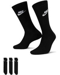 Nike - Everyday Essential 3 Pack Socks - Lyst