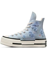 Converse - Chuck 70 Platform Sneakers With Flower Embroidery - Lyst