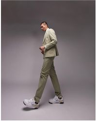 TOPMAN - Slim Suit Trousers - Lyst