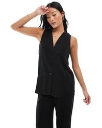 Vero Moda - Longline Jersey Crepe Waistcoat Co-ord - Lyst