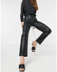 River Island Pink Faux Leather Straight 