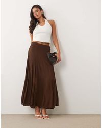 Nobody's Child - Selene Doorschijnende Maxi-Rok Met Uitlopende Zoom - Lyst