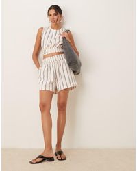 ASOS - Shirred Shorts Co-ord - Lyst