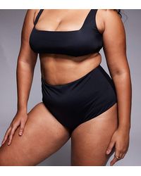 ASOS - Asos Design Curve Maya Mix And Match High Waist Bikini Bottom - Lyst