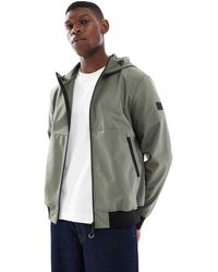 Only & Sons - Zip Through Soft Shell Bomber Jacket - Lyst