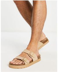 Bershka Leather sandals for Men | Online Sale up to 36% off | Lyst