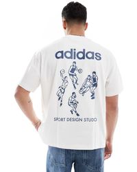 adidas Originals - Adidas Sport Design Studio Players Graphic Tee - Lyst