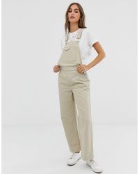 weekday denim boilersuit in ecru