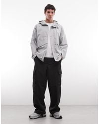 ASOS - Oversized Ripstop Windbreaker Jacket - Lyst