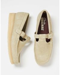 Clarks - Wallabee T-bar Shoe - Lyst
