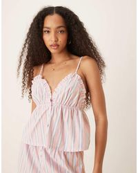 ASOS - Mix & Match Woven Pajama Cami Top - Lyst