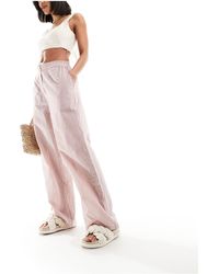 ASOS - Pantalon d'ensemble facile à enfiler avec patte à la taille - rayures s - Lyst